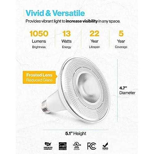 Sunco Lighting PAR38 LED Bulb