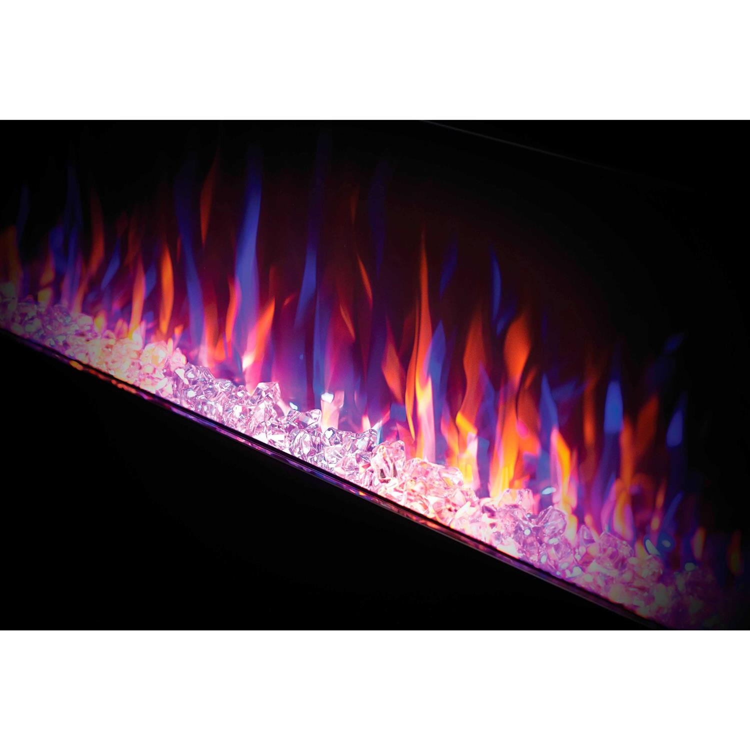 Napoleon Harsten 50 Inch Wall Mount Electric Fireplace with Bluetooth Speakers