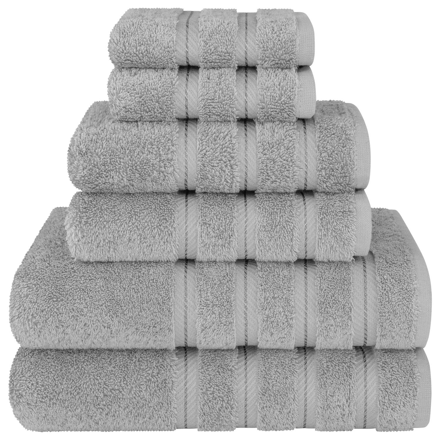 American Soft Linen 6 Piece Turkish Cotton Luxury Towel Set