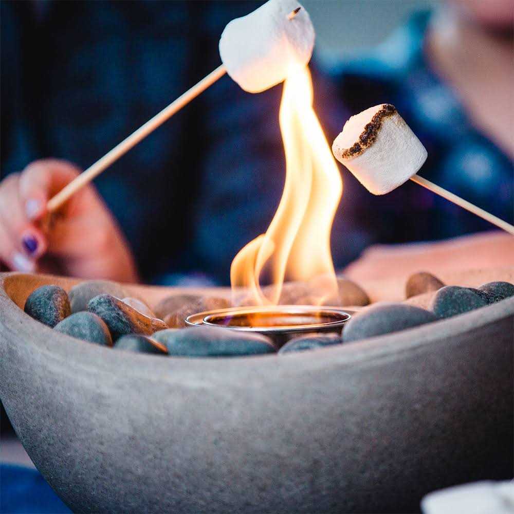 TerraFlame Wave Fire Bowl Table Top