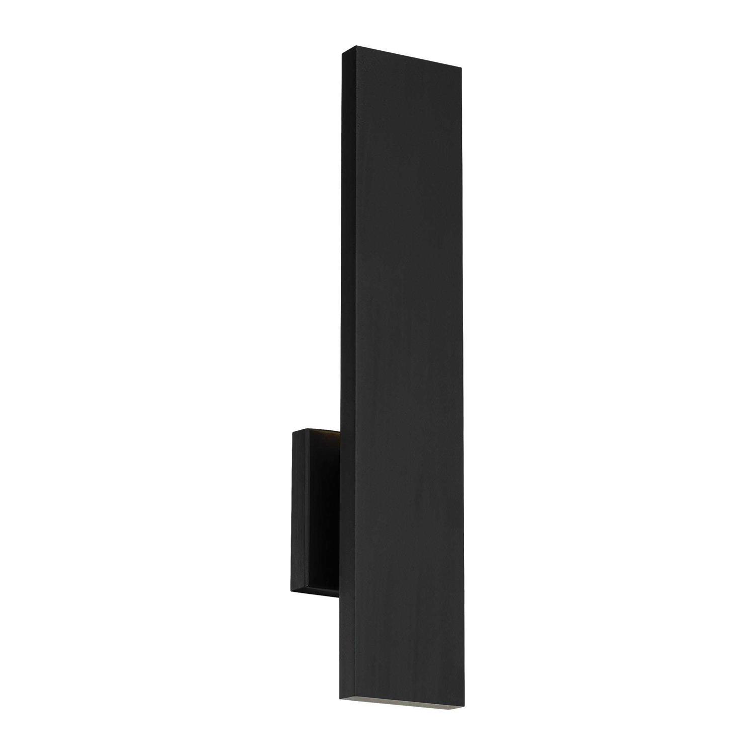 WAC Lighting Stag LED Outdoor Wall Light in Black WS-W29118