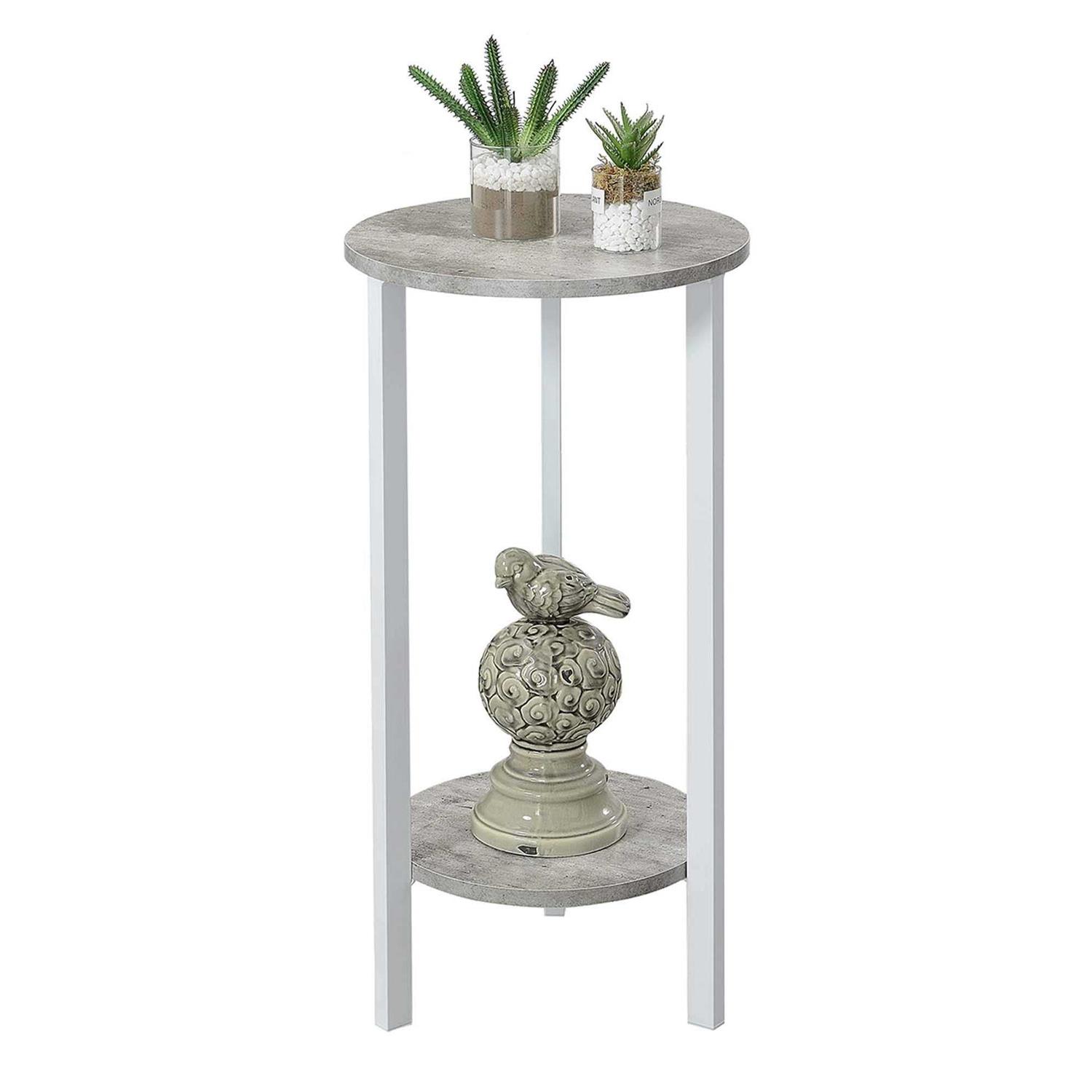 Convenience Concepts Graystone 2 Tier Plant Stand