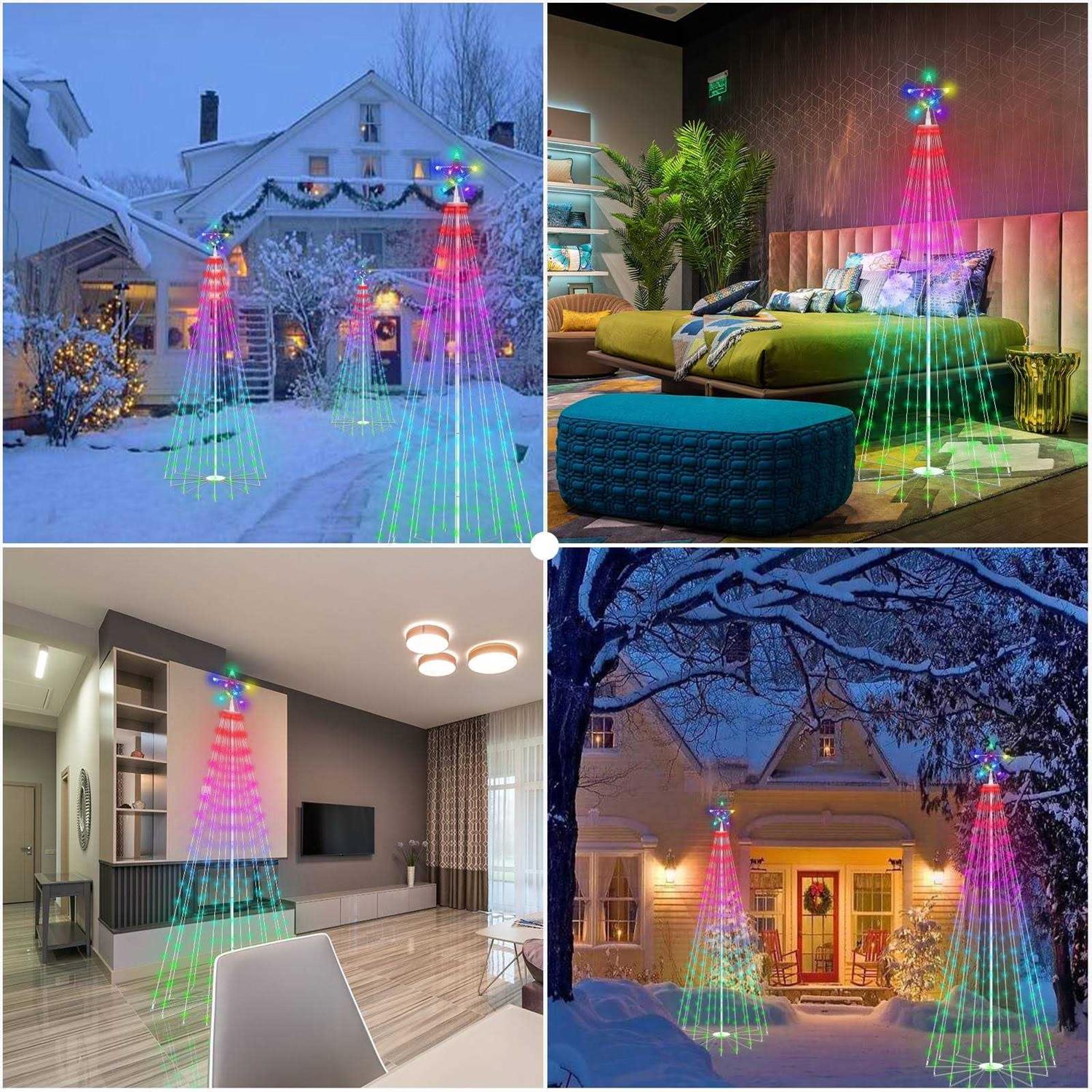 Avatar Controls 72-in Christmas Tree Free Standing Decoration with LED Lights ABSL15