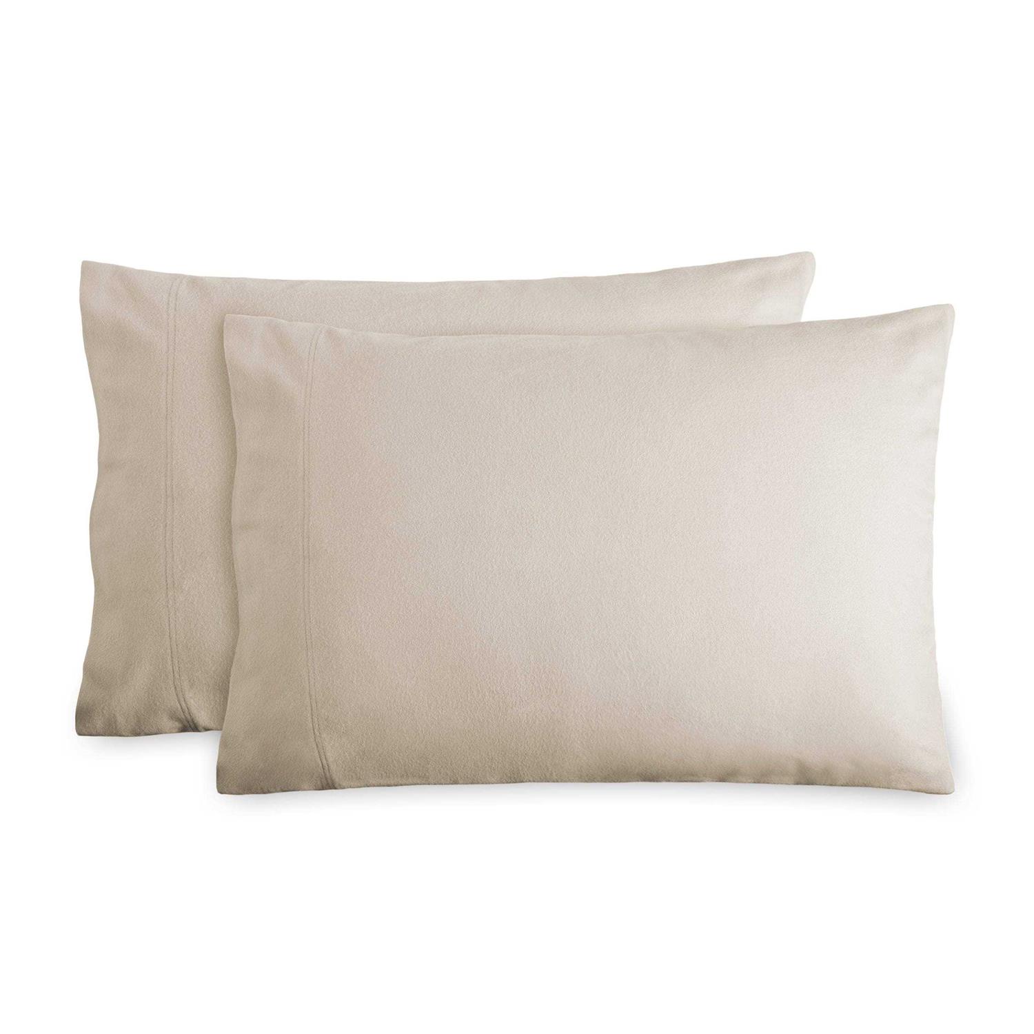 Bare Home Flannel Pillowcase Set 100% Cotton
