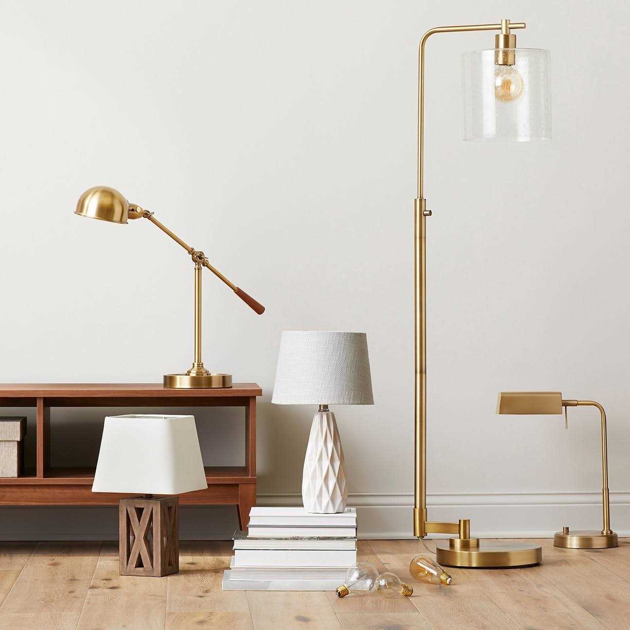 Threshold Textured Trim Small Lamp Shade Cream