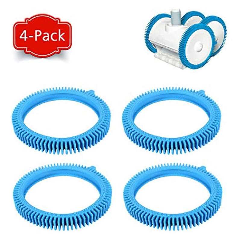 Ar-PRO Front Tire And Rear Tire Combo Kit Compatible with Poolcleaner Poolvergnuegen Front Tire Kit with Super Hump 896584000-143 And Rear