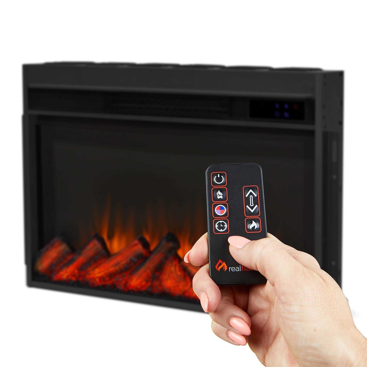 Real Flame Crawford Electric Slim Fireplace
