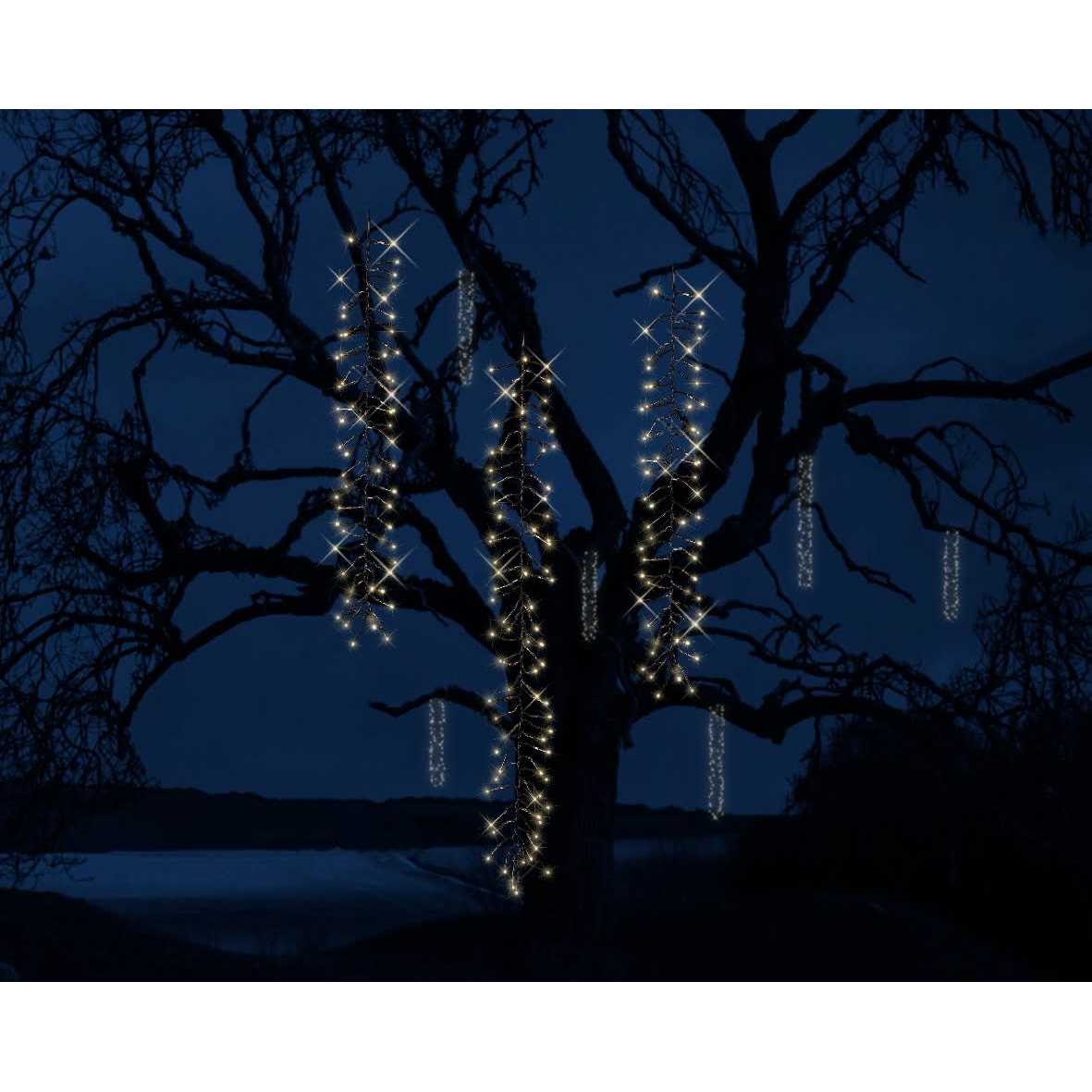 39 FT Cascade Extension Set Warm White Christmas Lights