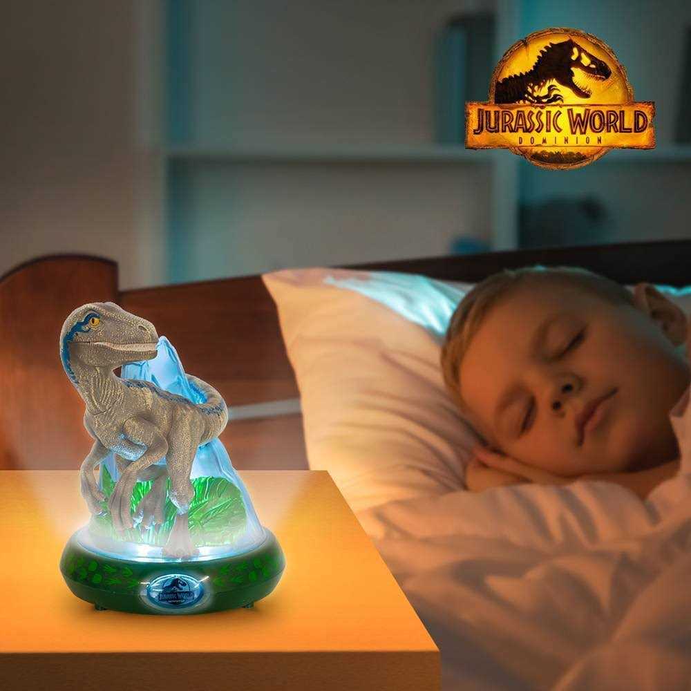 Universal Jurassic World Blue Velociraptor Battery Operated 3D LED Night Light 20278