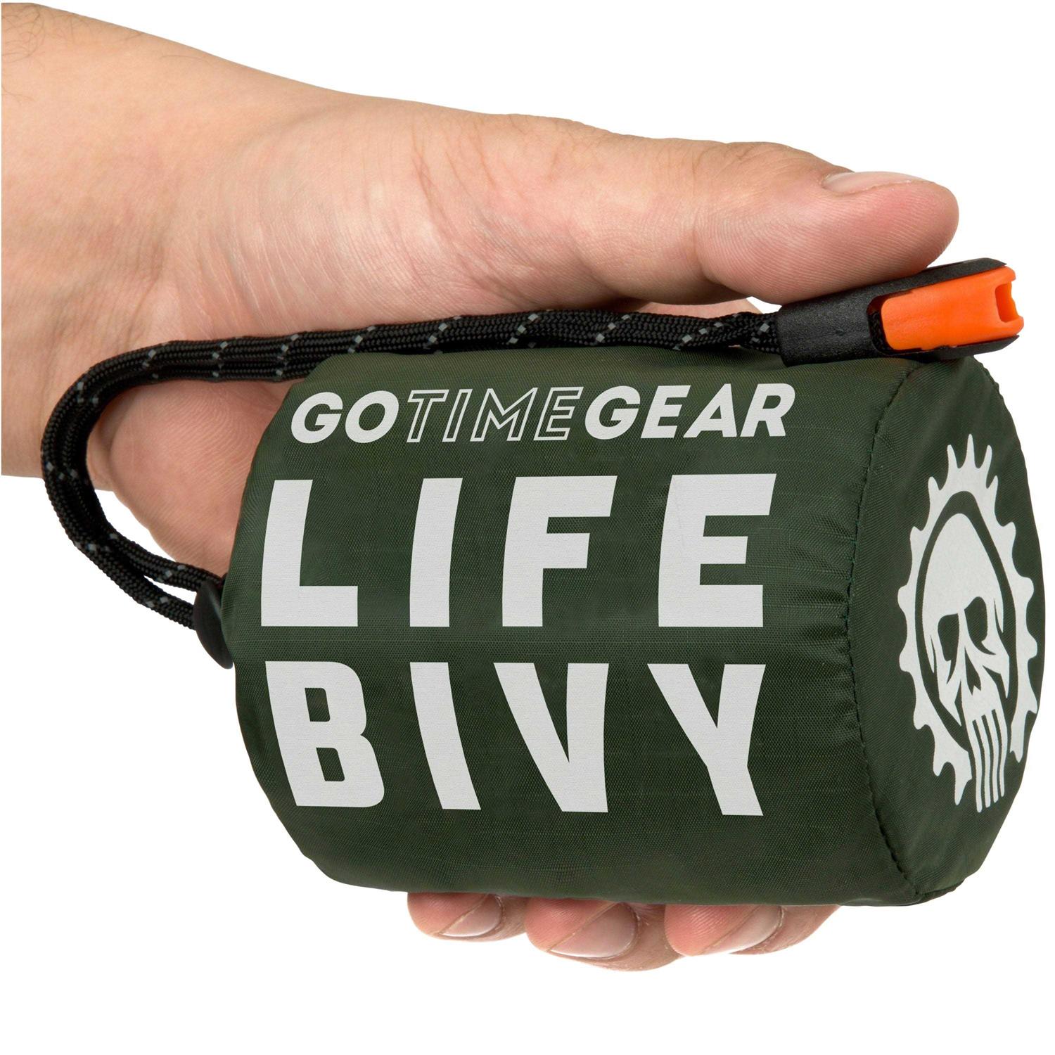 Go Time Gear Life Bivy Emergency Sleeping Bag Thermal Bivvy