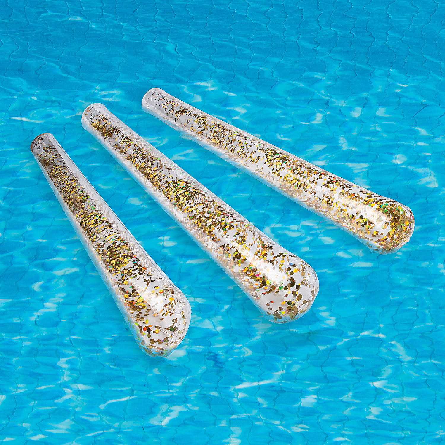 Banzai Glitter Pool Noodle Toys 6 Pieces