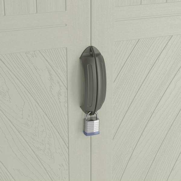 Suncast 53 in. x 32.5 in. x 71.5 in. Covington Large Plastic Vertical Shed