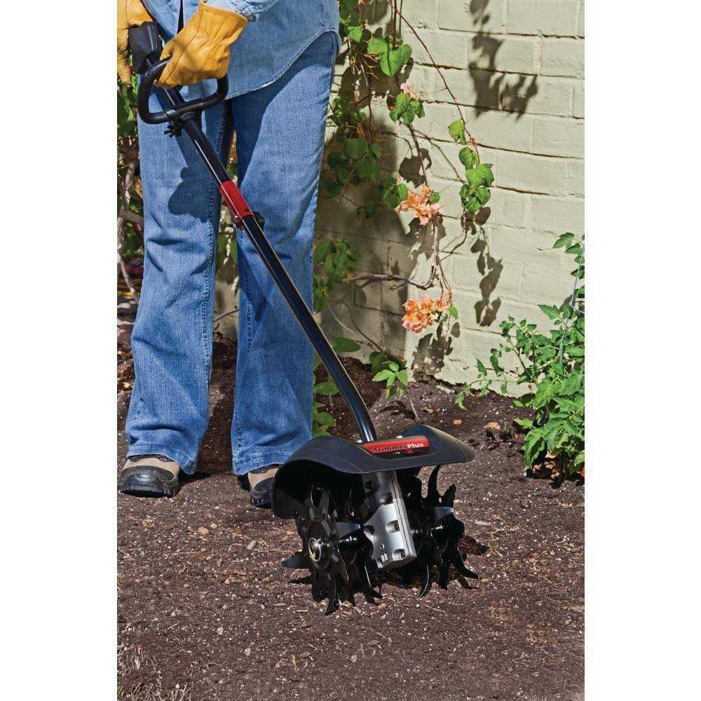 Trimmer Plus Garden Cultivator Attachment Four Premium Tines