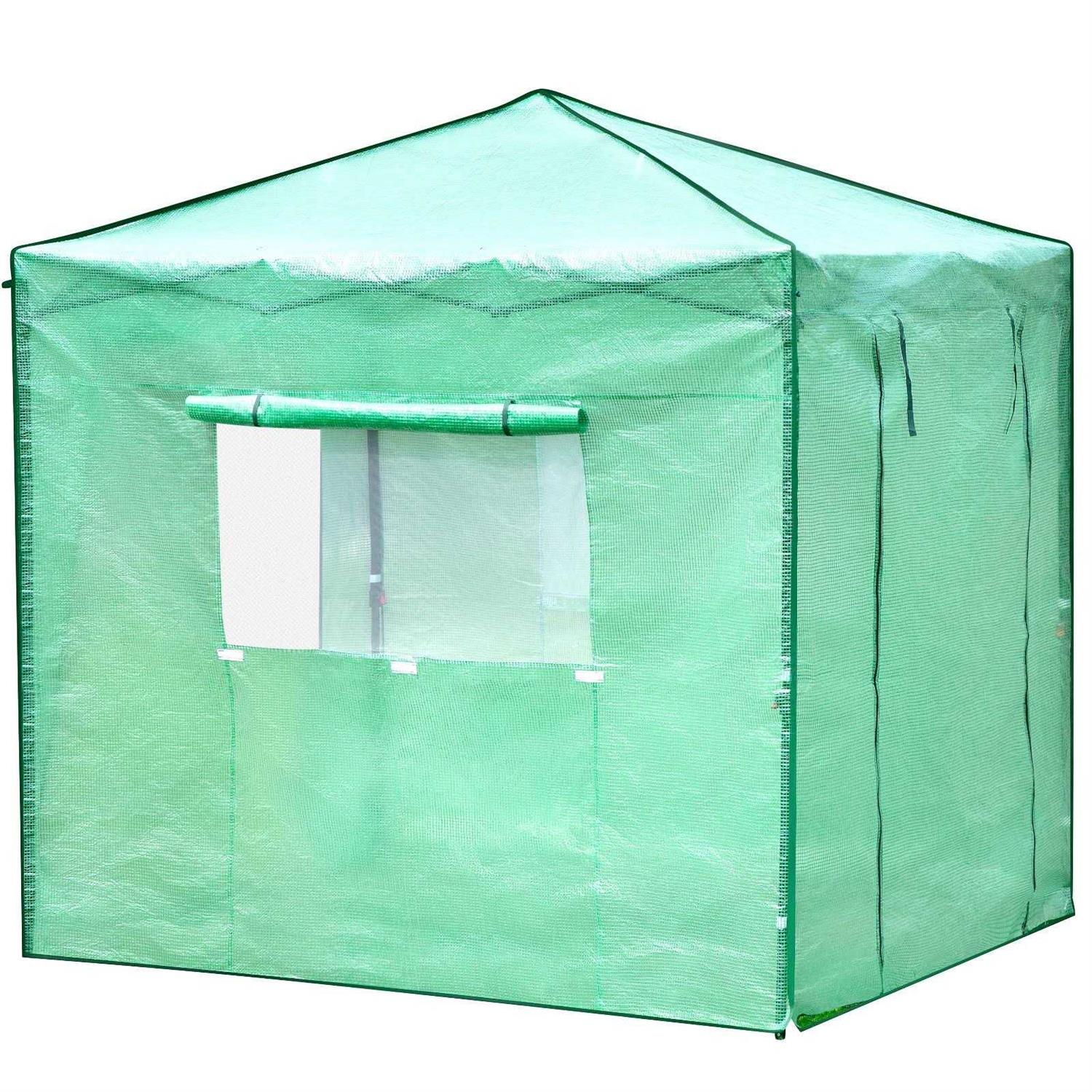 VEVOR Pop-Up Greenhouse Portable Greenhouse with Doors & Windows Set Up in Minutes