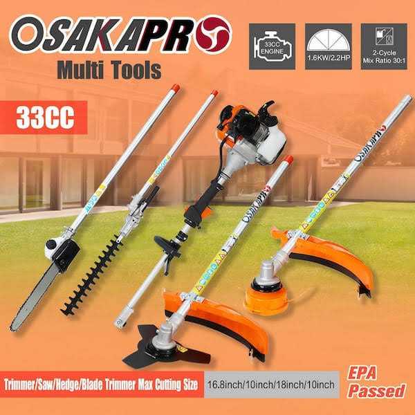 4-in-1 Multi-Functional 33CC 2-Cycle Garden Tool System