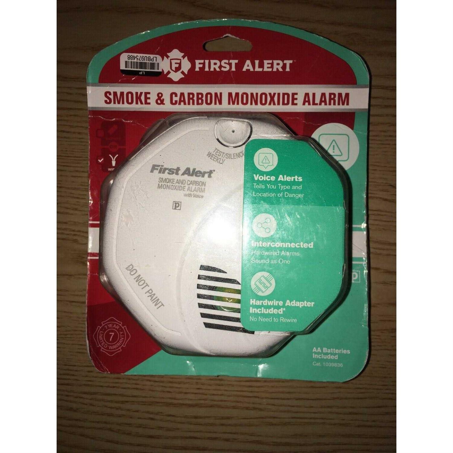 First Alert 1039836 Smoke & Carbon Monoxide Photoelectric Alarm