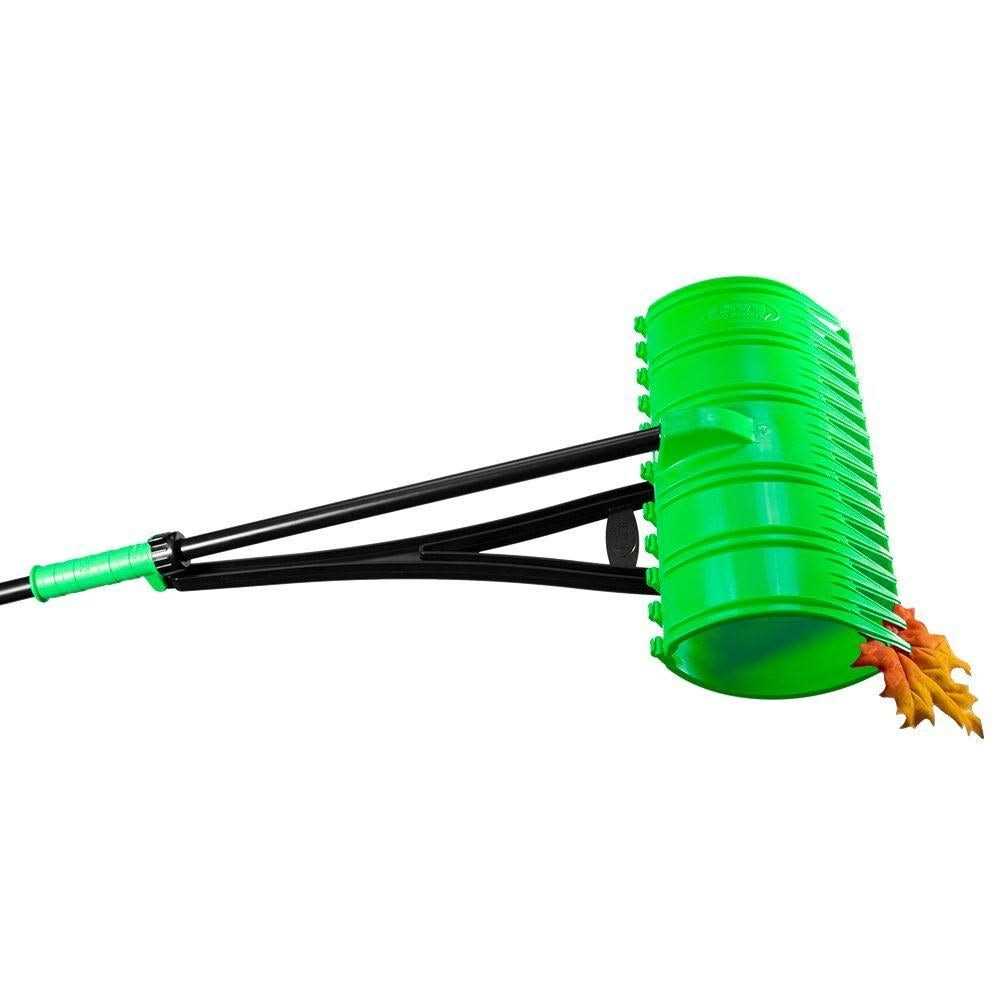 Amazing Rake 3-in-1 Green Ergonomic Pickup Yard Tool