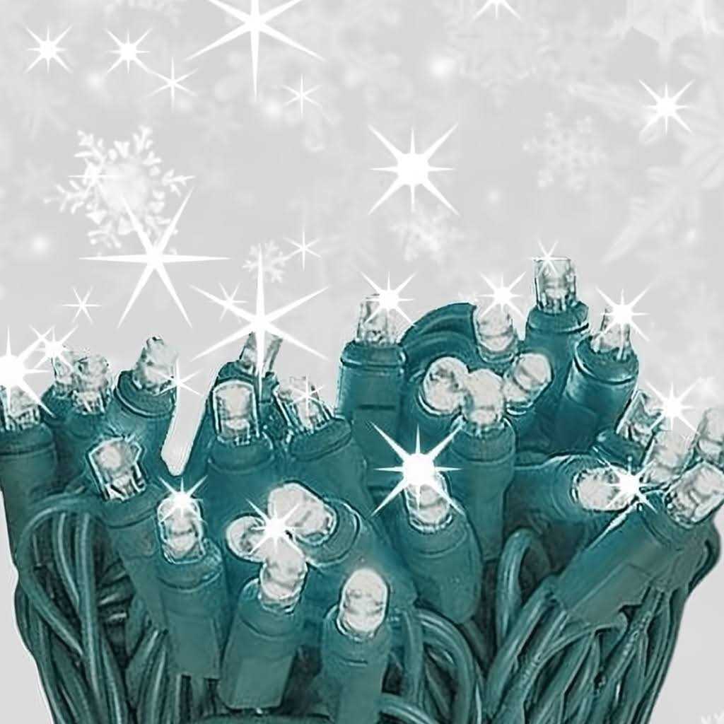 5mm LED Strobe Lights SuperSpark Cool White Strobe Light String