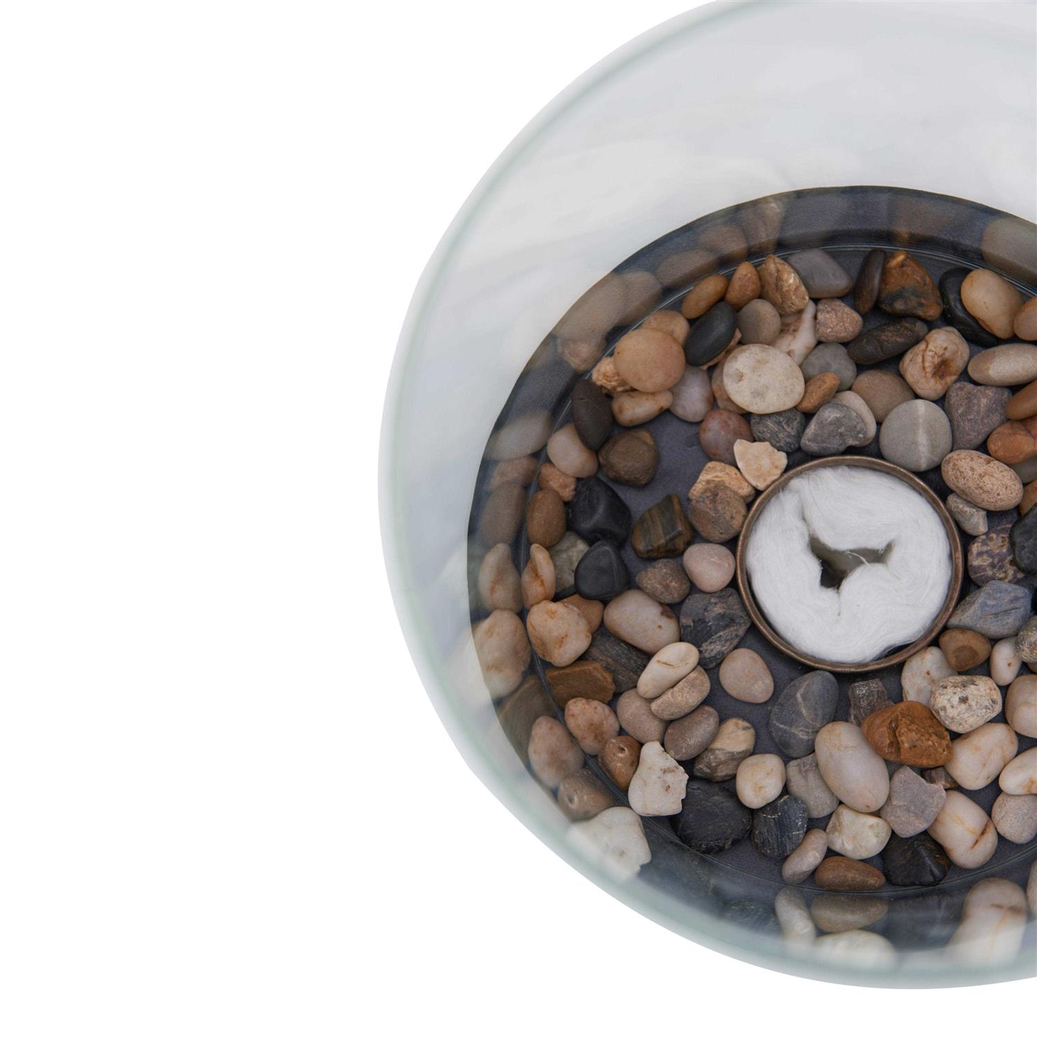 Danya B Indoor/Outdoor Portable Tabletop Fire Pit Clean-Burning Bio Ethanol Ventless Fireplace