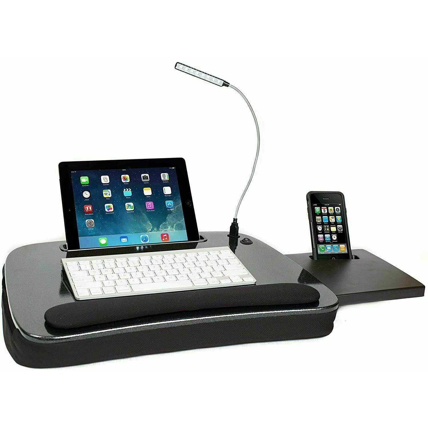 Sofia + Sam Multi Tasking Memory Foam Lap Desk with USB Light
