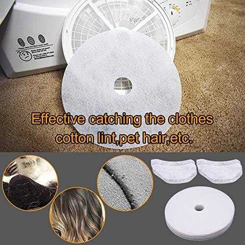 20 PCS Dryer Exhaust Filter for Panda-365 days warranty-Lint Filter Cloth Dryer Replacement Include 16 Exhaust Filters & 4 Air Intake Filters