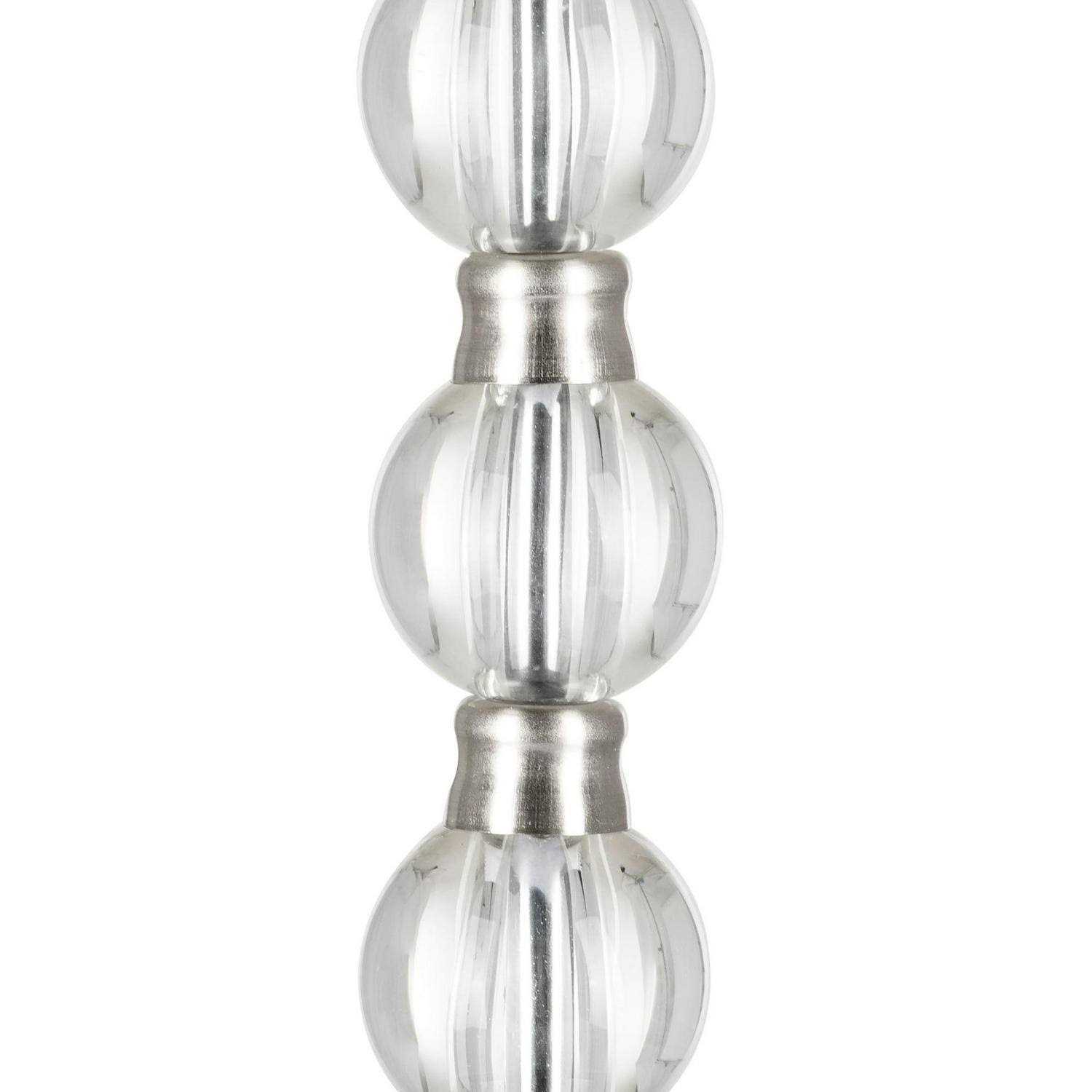 Better Homes & Gardens Brushed Nickel Stacked Glass Ball Lamp Base
