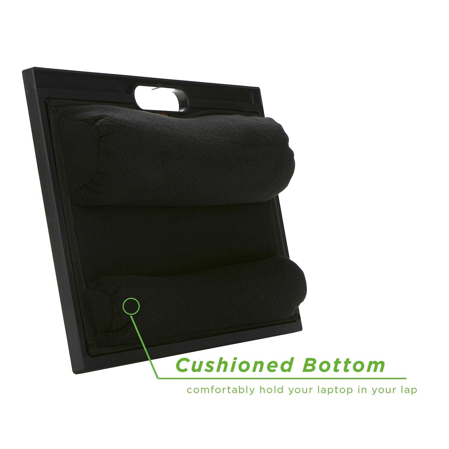 Mind Reader Adjustable 8 Position Lap Top Desk with Cushions