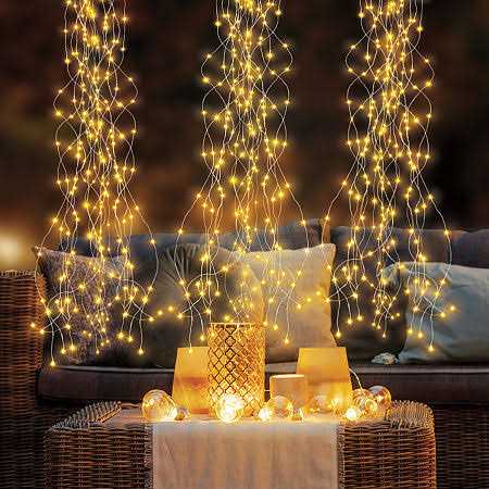 WEST & ARROW Waterfall Fairy Lights White