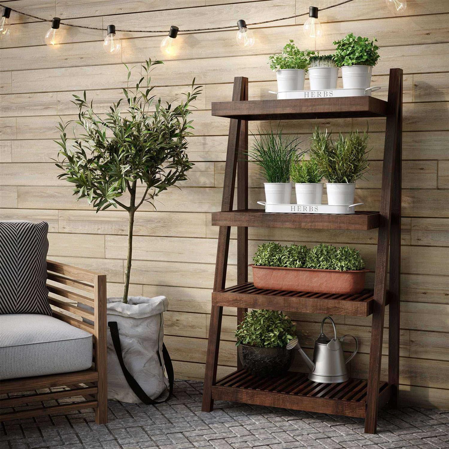 Barnyard Designs Herb Planter Set with Tray Indoor Garden or Outdoor