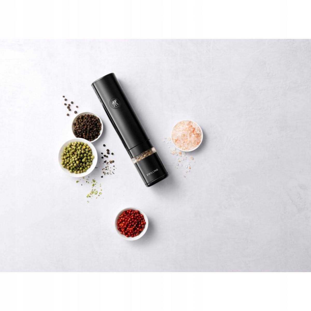 Zwilling Enfinigy 2-pc Electric Salt/Pepper Mill Set