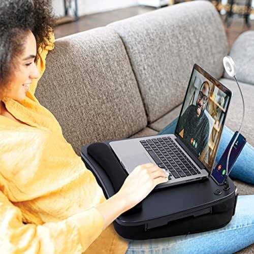 Sofia + Sam Multi Tasking Memory Foam Lap Desk with USB Light