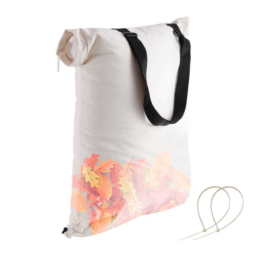 Universal Leaf Vacuum Blower Bag Bottom Debris Dump Bag for Vacuum Leaf Blowers and Ultra Blower Rake
