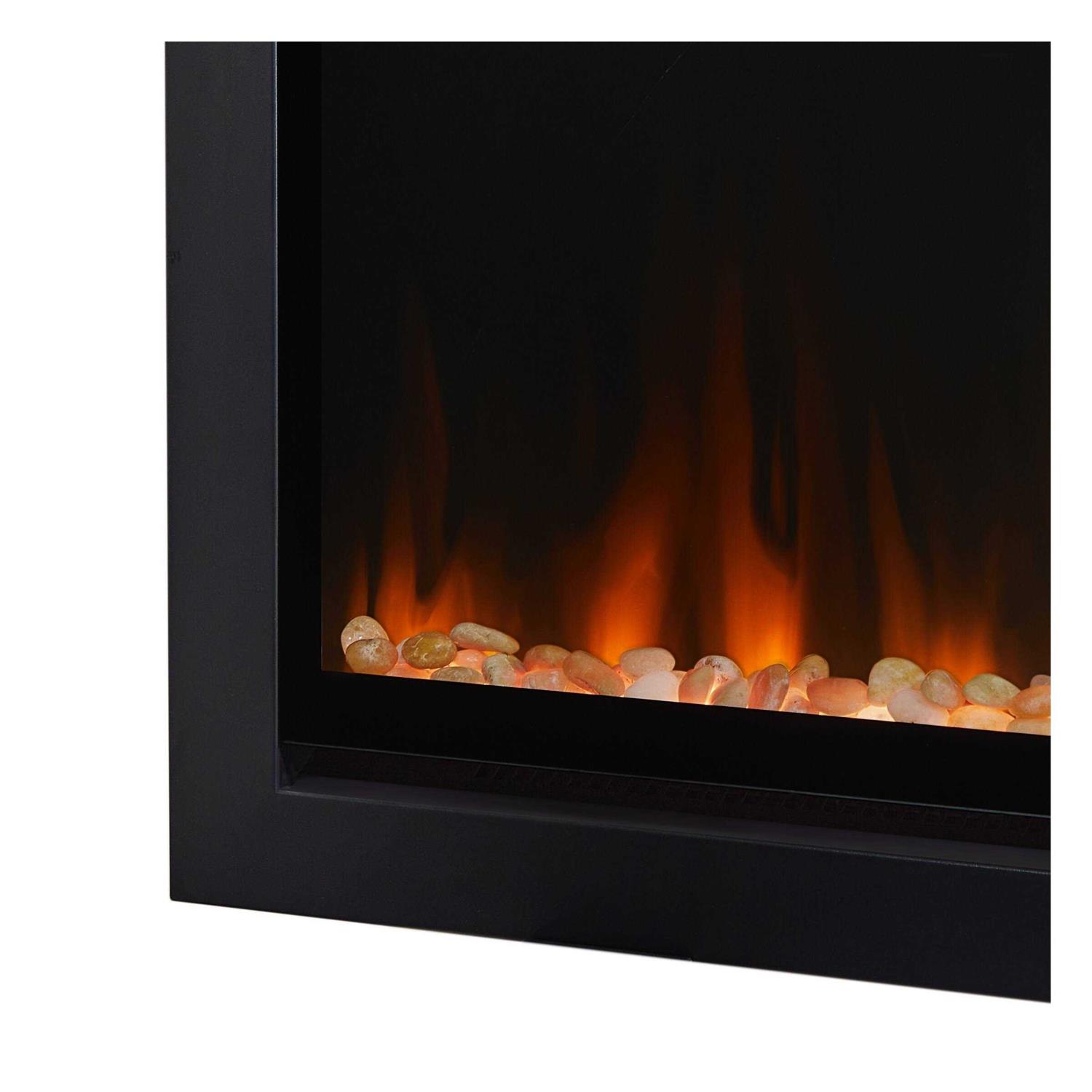 Real Flame 49 in. Wall-Mounted/Recessed Electric Fireplace Insert