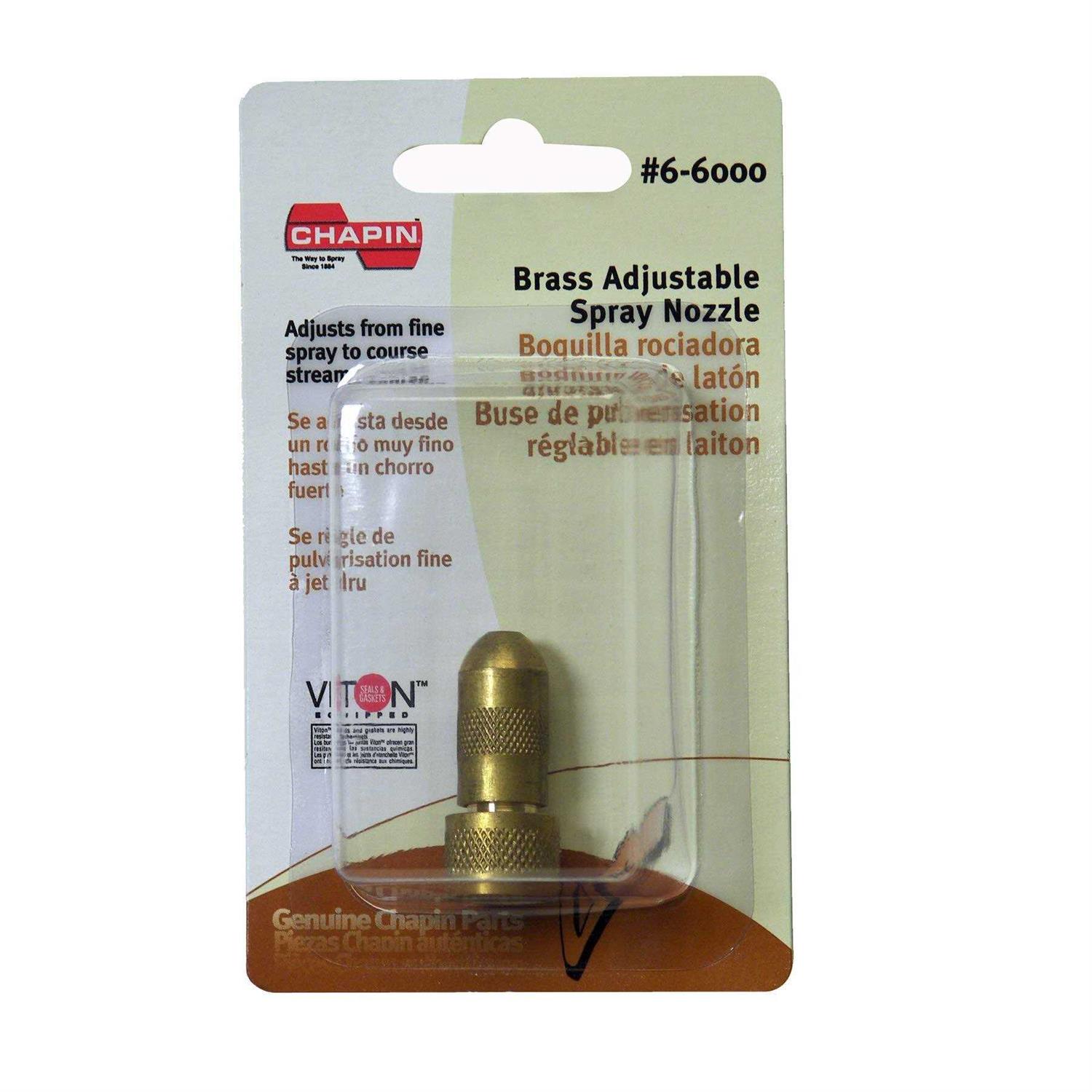 Chapin Brass Adjustable Cone Nozzle 6-6000