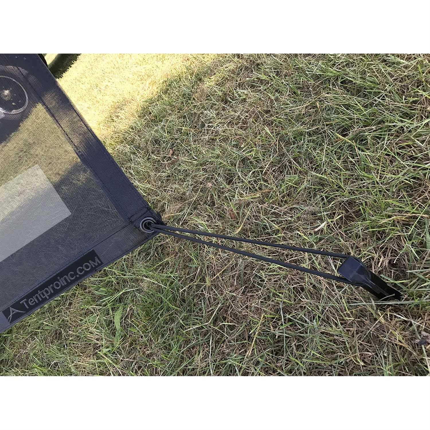 Tentproinc RV Awning Shade Screen 3′ Mesh Screen Sunshade Complete Kits Motorhome Camping Trailer UV Sun Blocker