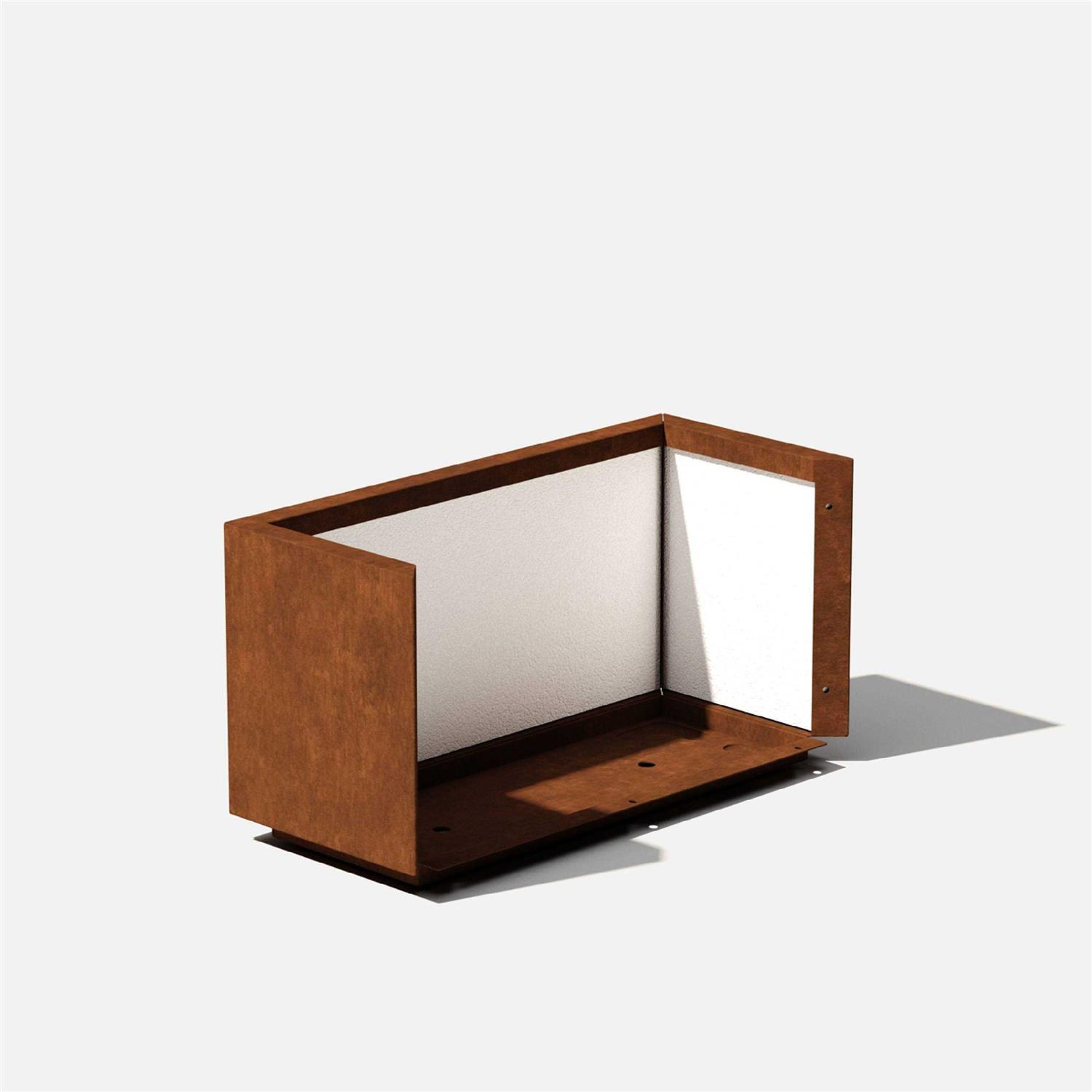 Veradek Corten Steel Long Box Planter