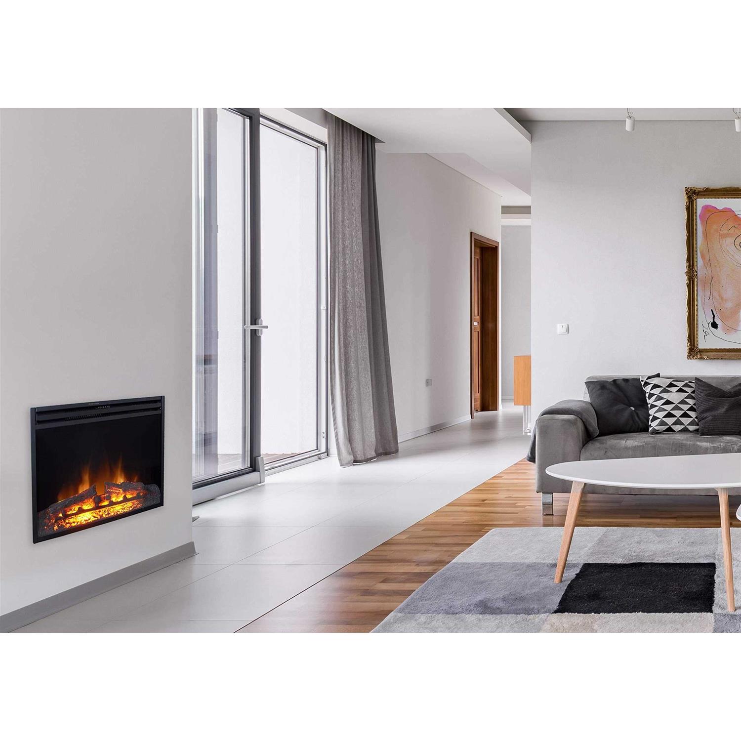 Cambridge 28 In. Freestanding 5116 BTU Electric Fireplace Insert with Remote Control