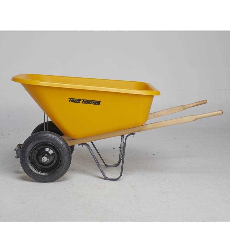 True Temper Poly Wheelbarrow 8 cu ft