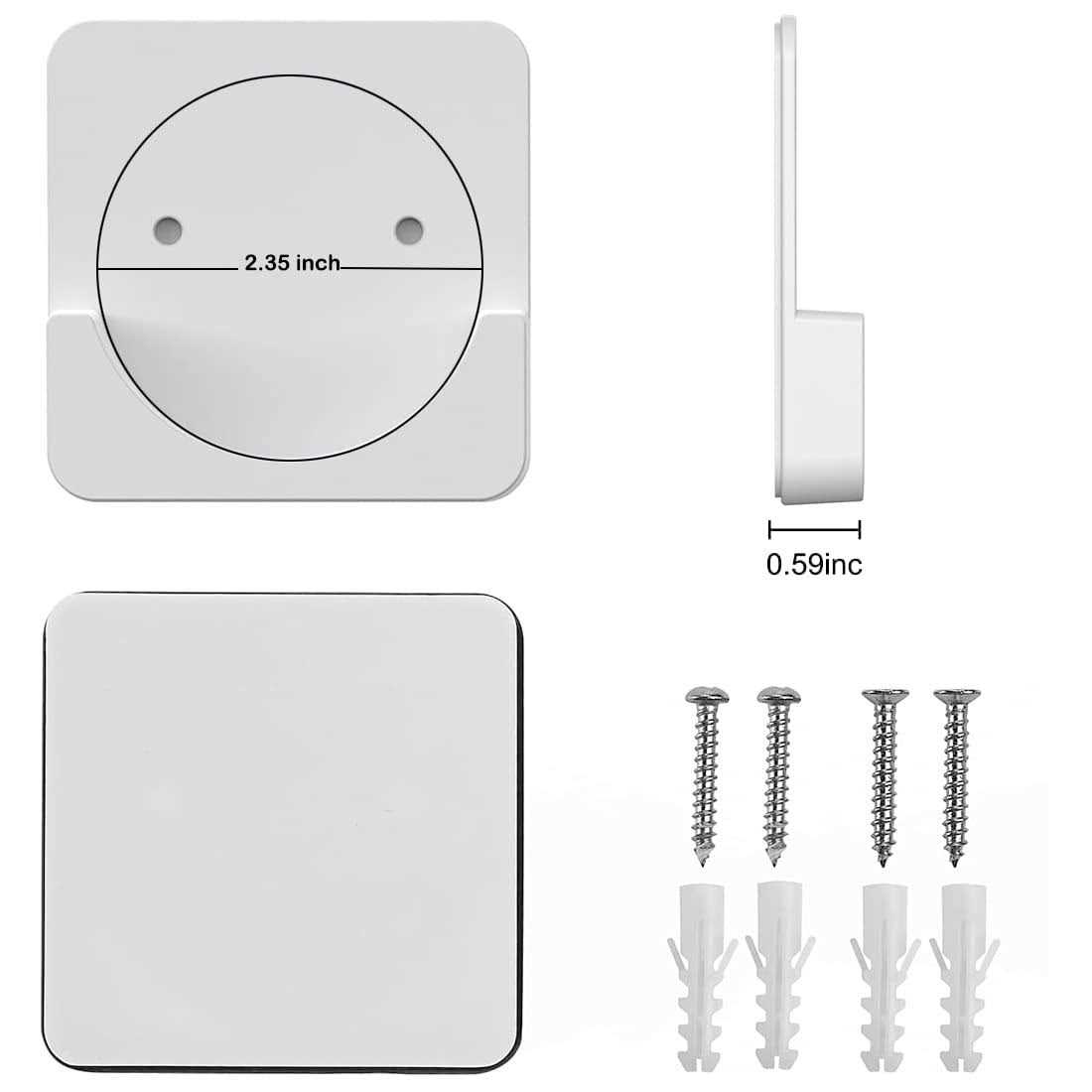 Adhesive Shower Curtain Rod Tension Holder,Shower Curtain Rod Holder,Shower Rod Mount Retainer