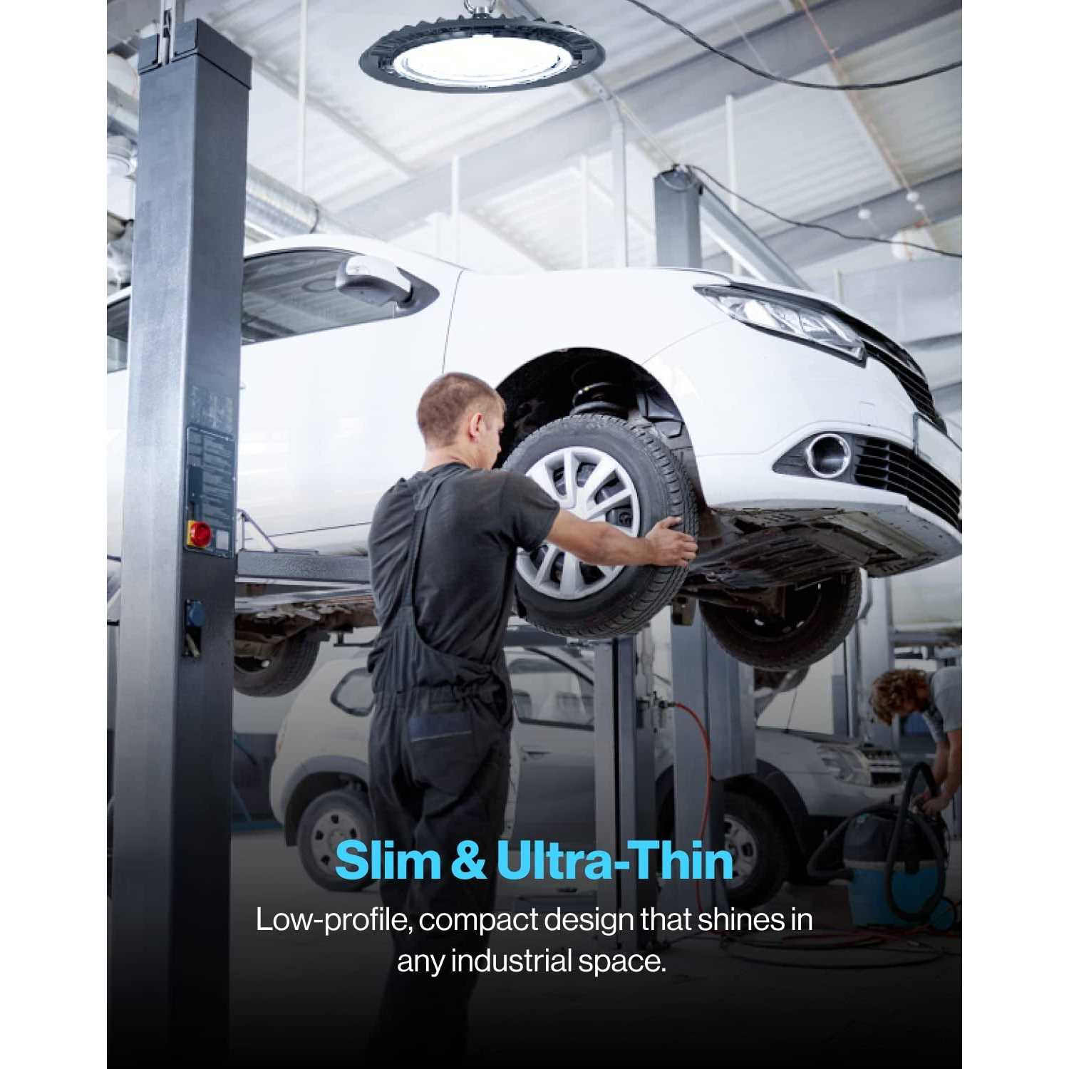 Sunco Lighting Sunco UFO LED High Bay Light Plug & Play Lighting for Warehouse