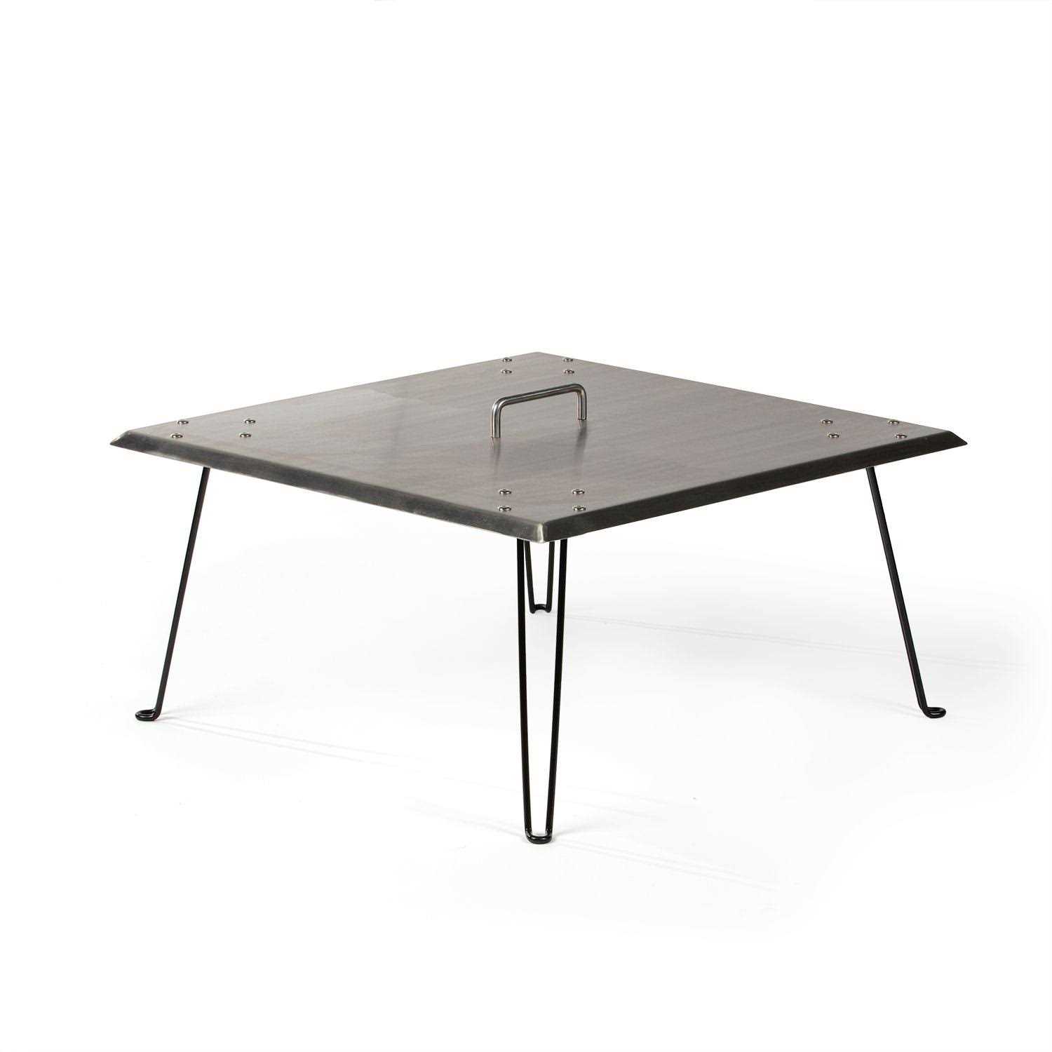 Titan Great Outdoors Fire Pit Heat Deflector, Pushes Heat Down and Out