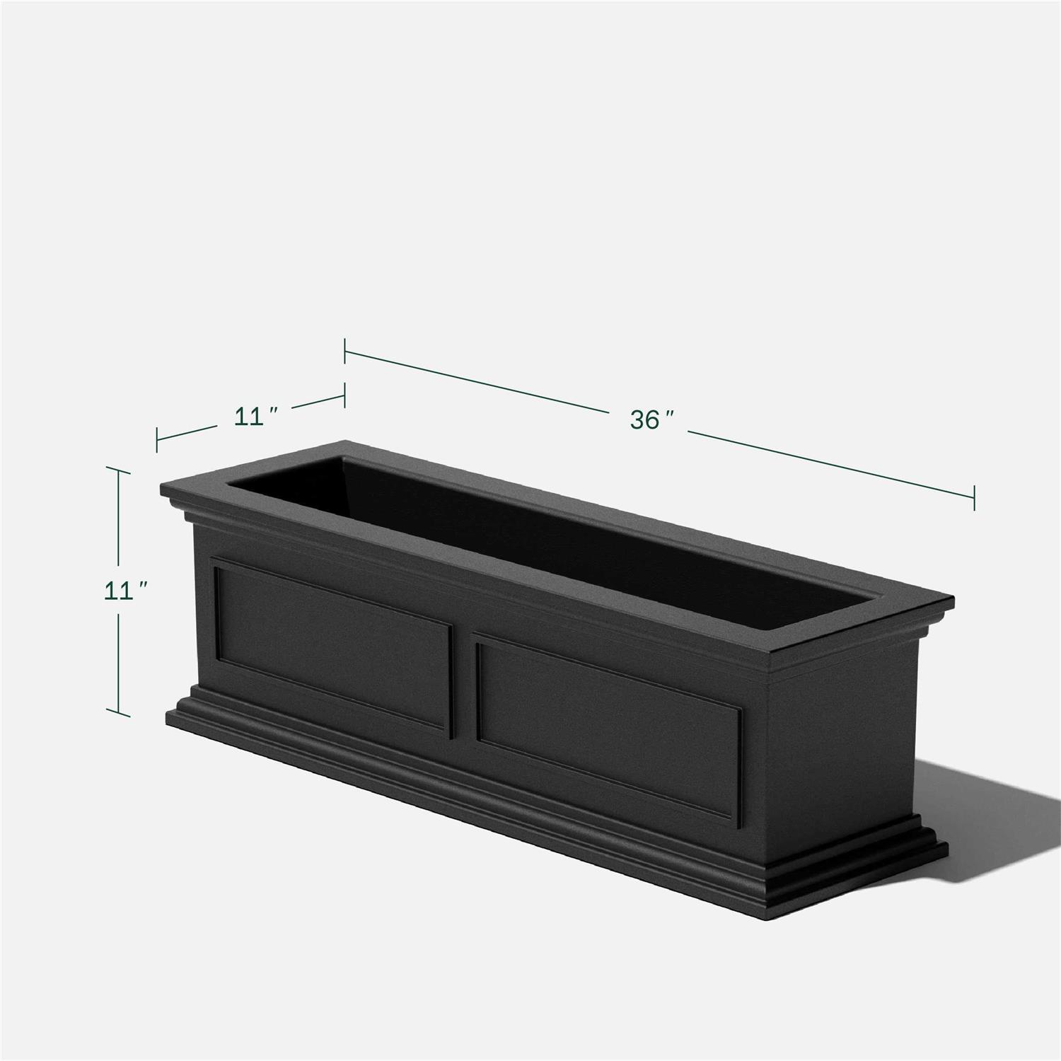Veradek Brixton Window Box 36 inch Planter