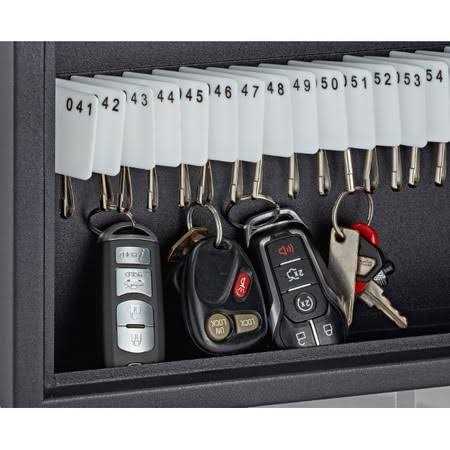 AdirOffice 60-Key Steel Heavy-Duty Digital Lock Key Cabinet
