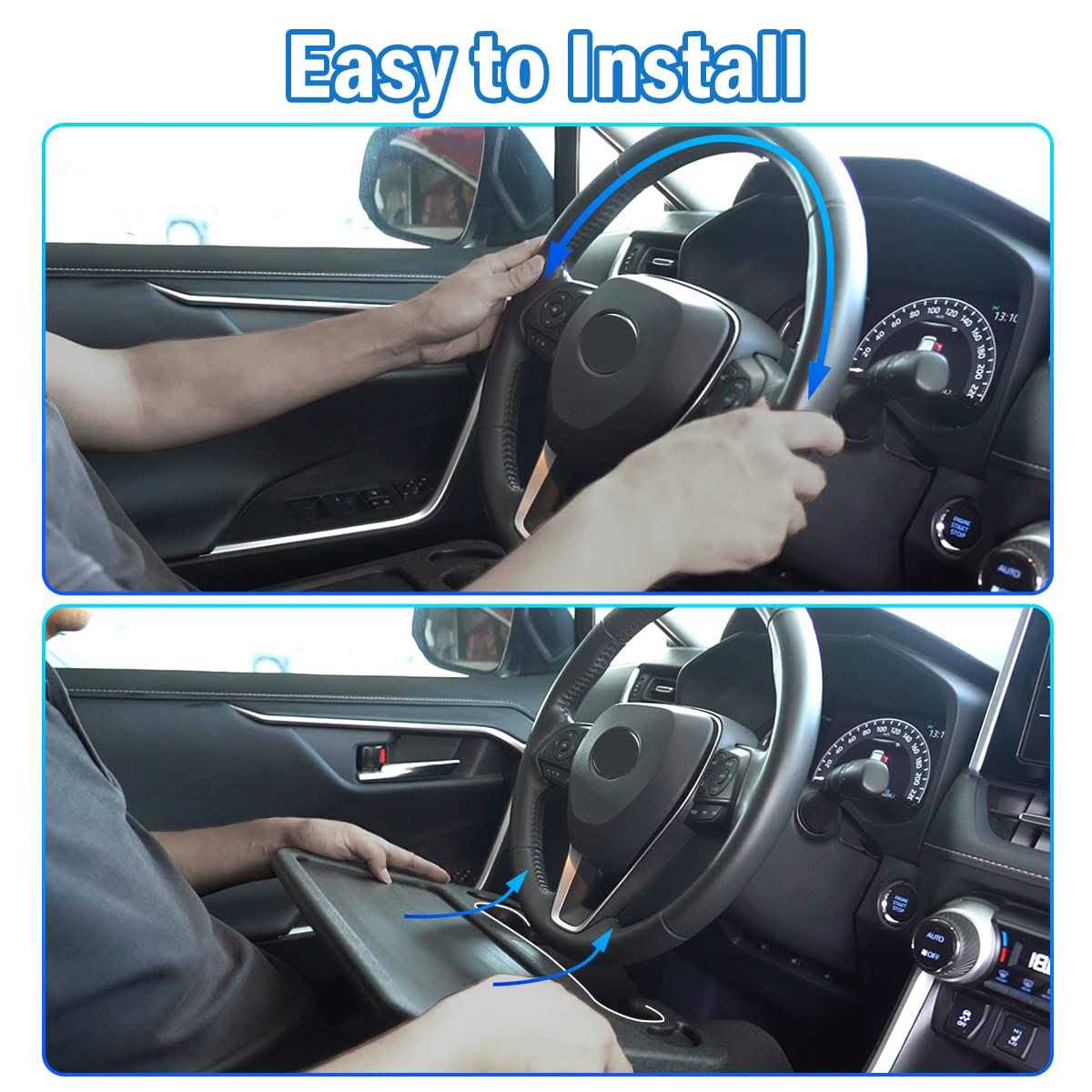 Auto Car Steering Wheel Tray for Vehicle Accessories