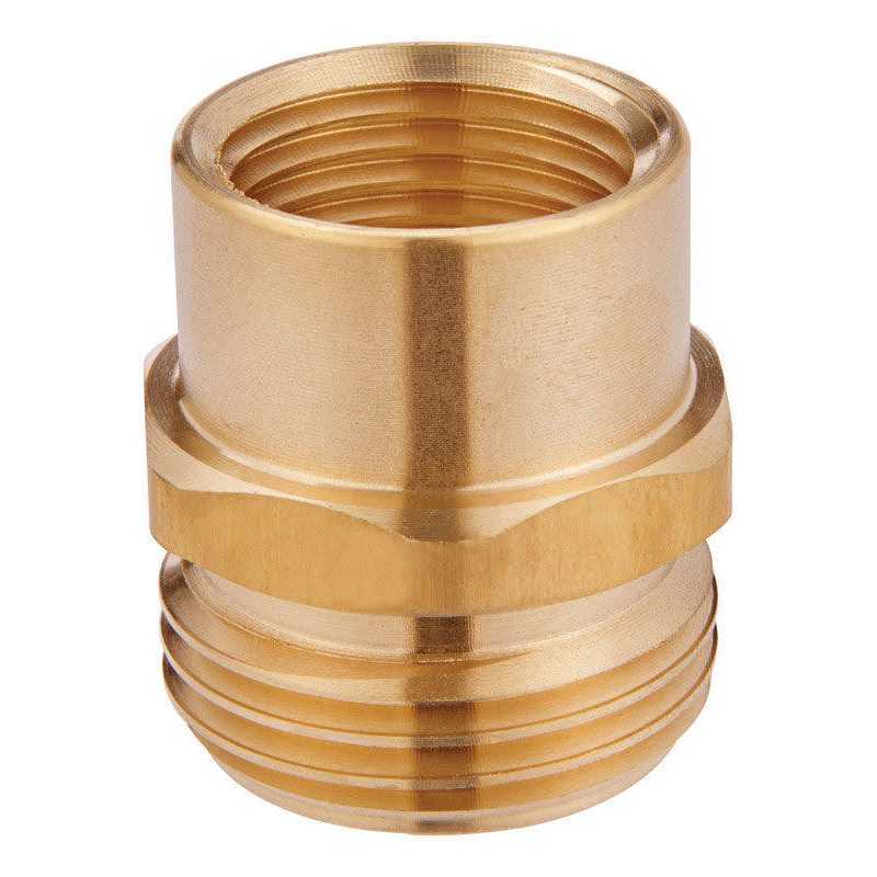 Ace 3/4 in. MHT x 1/2 in. FPT Brass Hose Adapter Male/Female Threaded