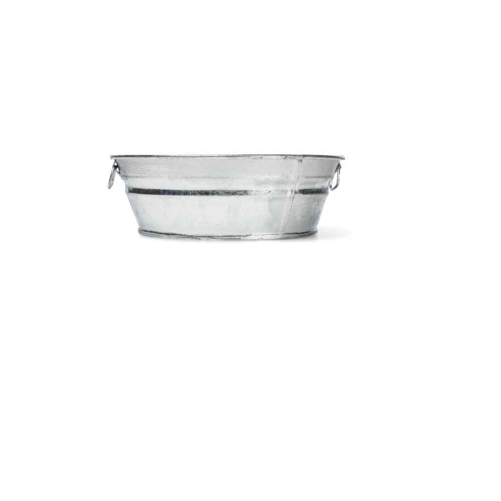 Behrens 102LFT Hot Dipped Steel Low Round Flat Tub