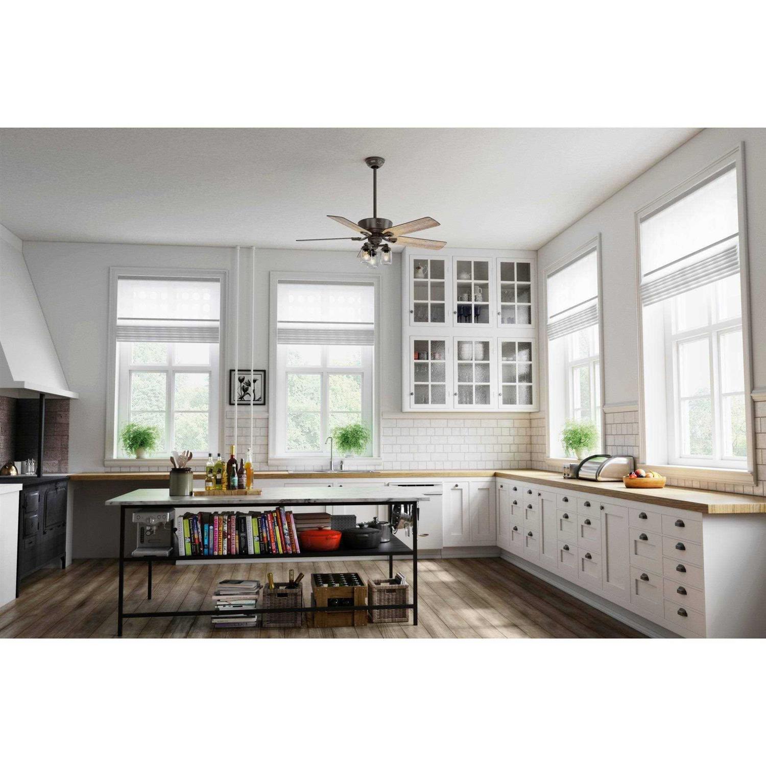 52 Hunter Devon Park Ceiling Fan with LED Module 50604