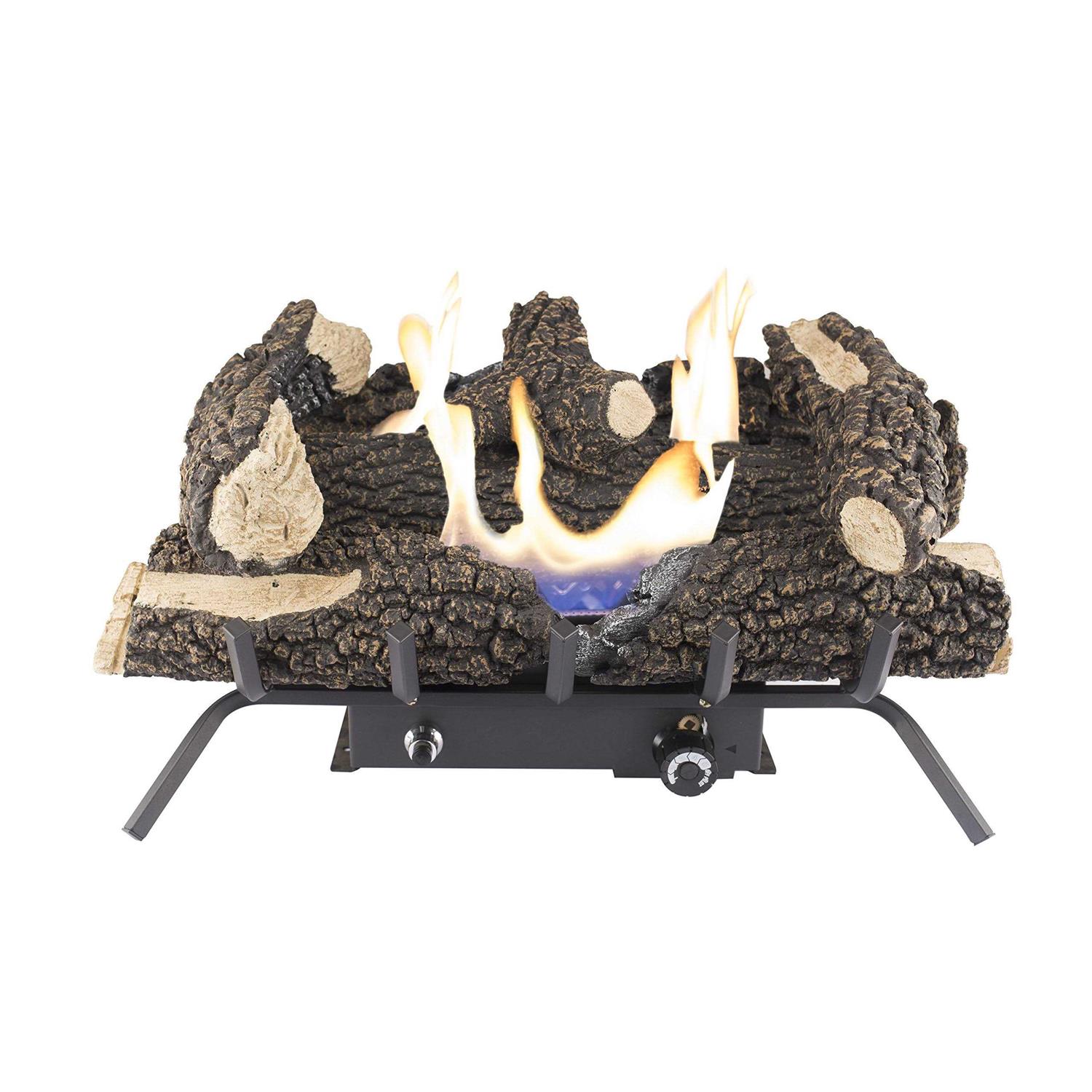 GHP Pleasant Hearth Wildwood Fireplace Log Set VFL2-WW24DT