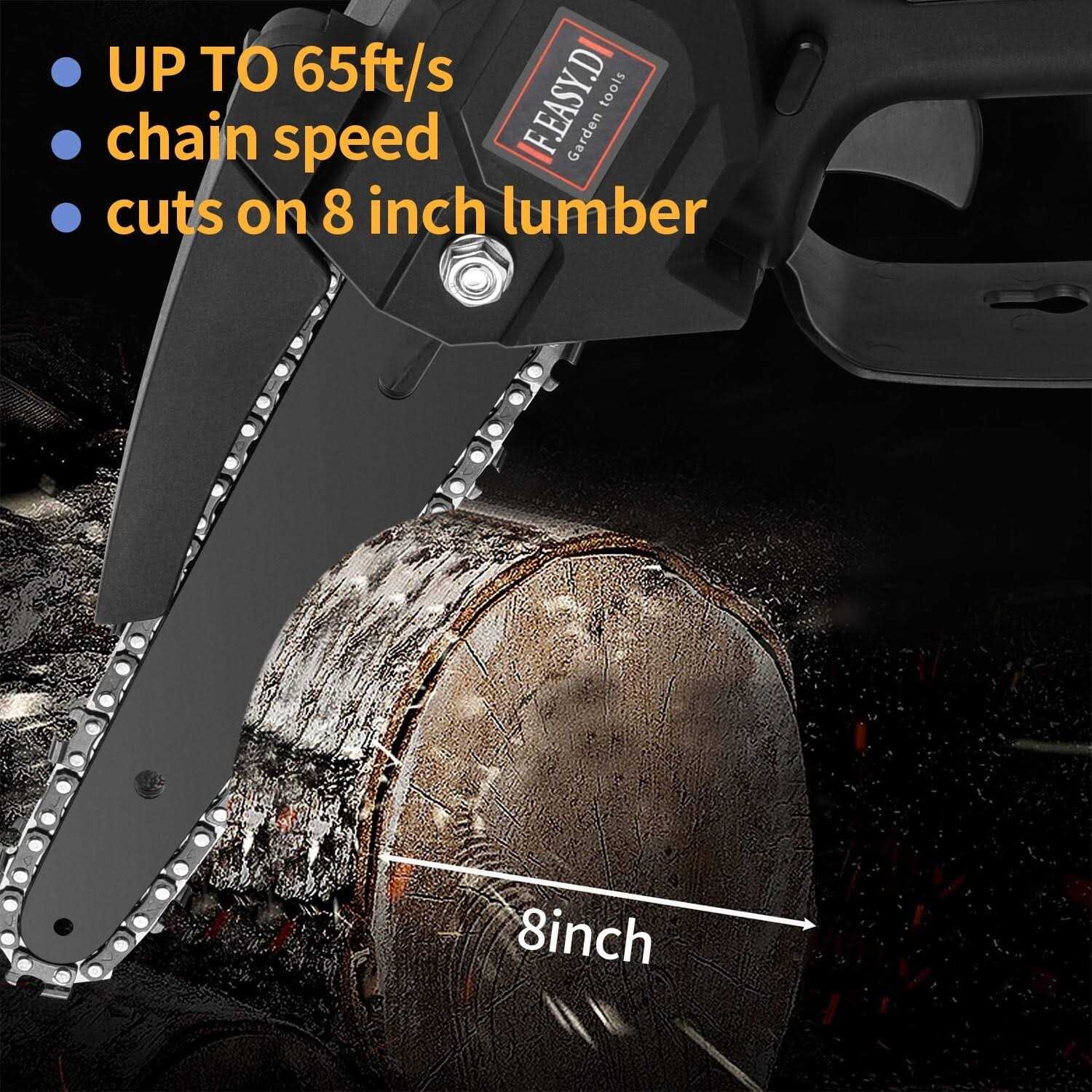 2-in-1 Cordless Pole Saw Mini Chainsaw & Cordless Pole Saw 6inch 4inch