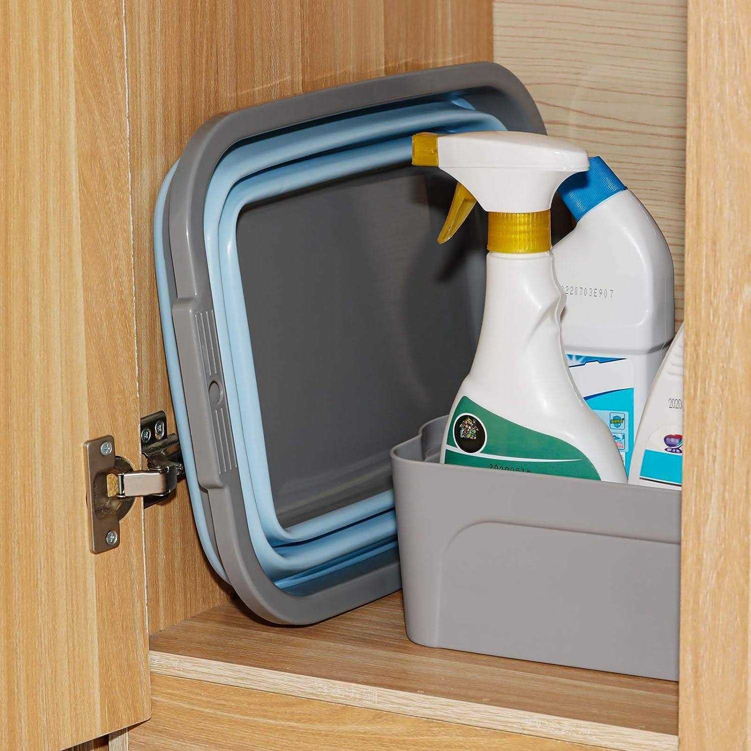 2 Pack Collapsible Sink with 2.25 Gal / 8.5L Each, Foldable Dish Tub for Washing Dishes, Camping, Hiking and Home